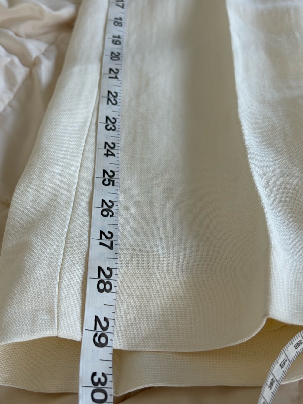 Dana Buchman dressy Cream Textured Pants - Picture 9 of 9